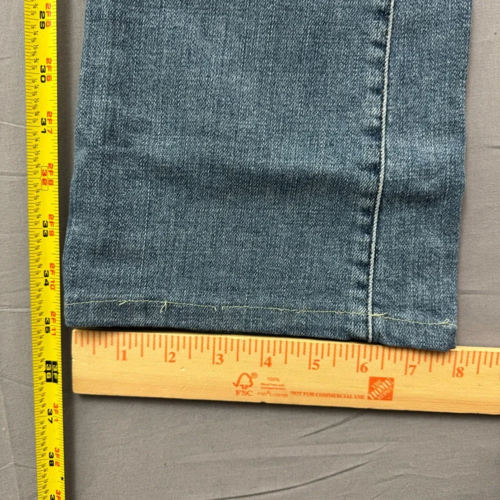 Diesel Lowleeh Slim Bootcut Jeans Blue Faded Low Waist W28 L32 084VD‎ Stretch